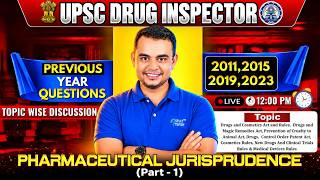 المحاضرة 6 | مفتش الأدوية في UPSC | التشريعات الصيدلانية | أسئلة السنوات السابقة (2011، 2015، 201... screenshot 4