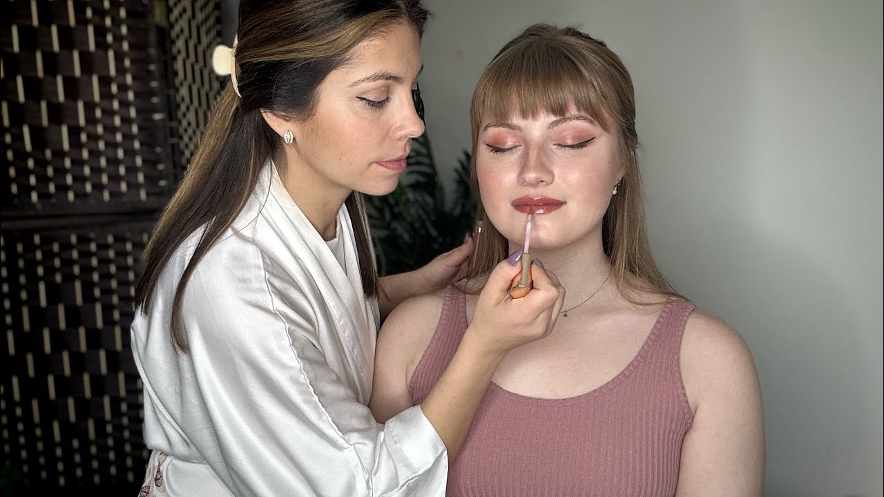 ASMR Sunday Morning Up-close Soft Makeup Application (Soft Spoken)