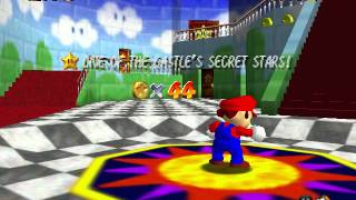 Super Mario 64: 2 Hidden stars in castle