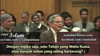 ZAKIR NAIK vs GURU JEPANG, Dengan Mudahnya Dr Zakir Naik Menjawab Pertanyaan ini