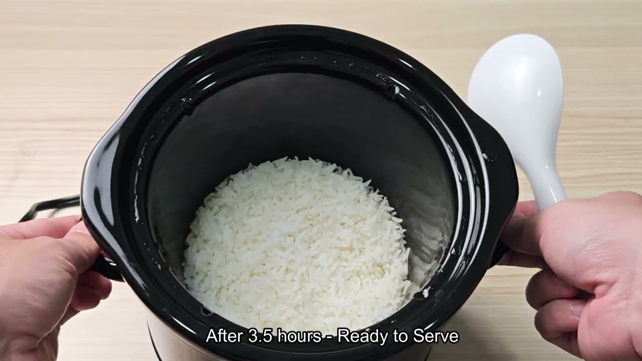 Cook White Rice in Crockpot Mini