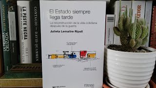 El Estado siempre llega tarde (Julieta Lemaitre Ripoll) - La Biblioteca de Hernán