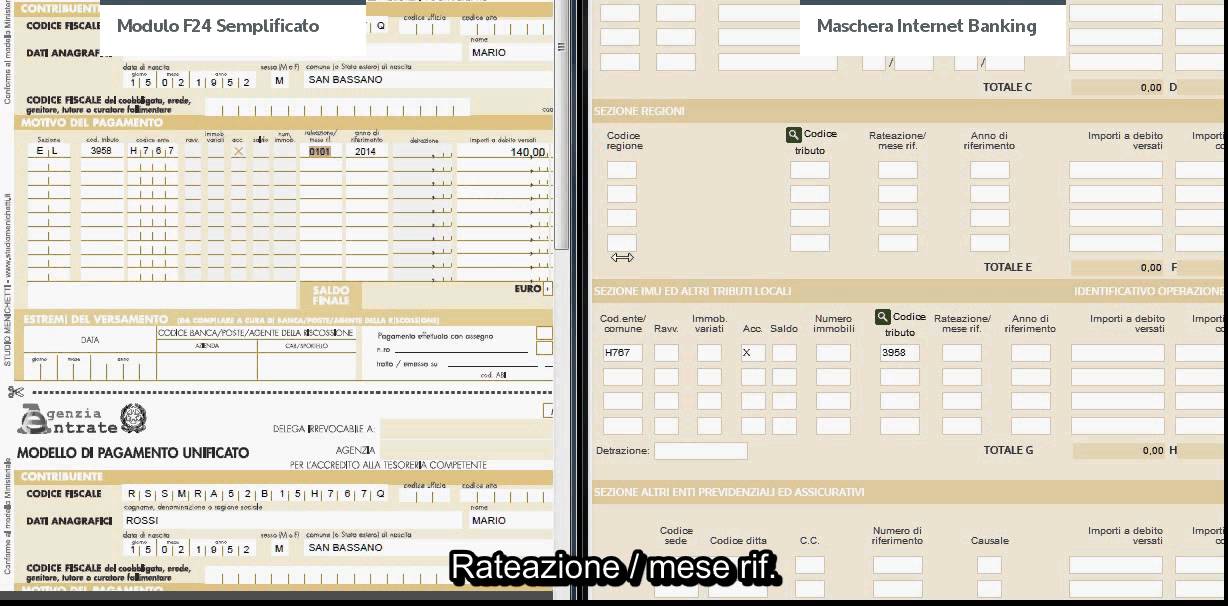 Come Pagare F24 Semplificato Con Internet Banking