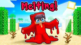 Cash is MELTING in Minecraft!