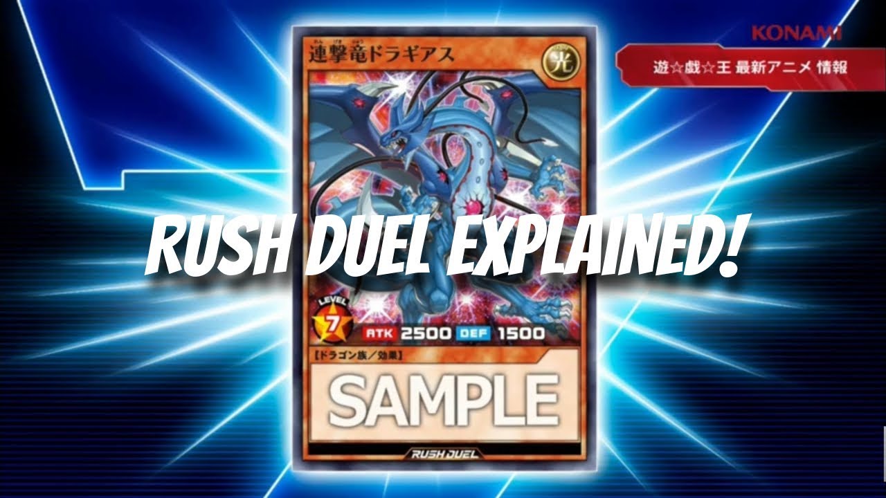 YuGiOh! Rush Duel Explained! New Cards, New Rules! YouTube