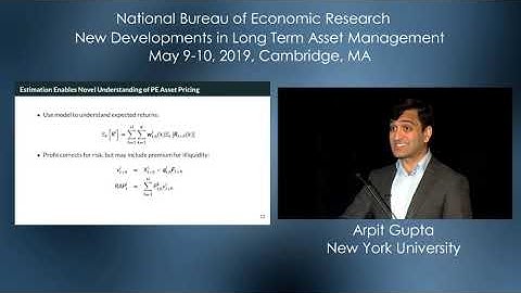 2019, Long-Term Asset Management, Arpit Gupta, "Valuing Private Equity Investments Strip by Strip"
