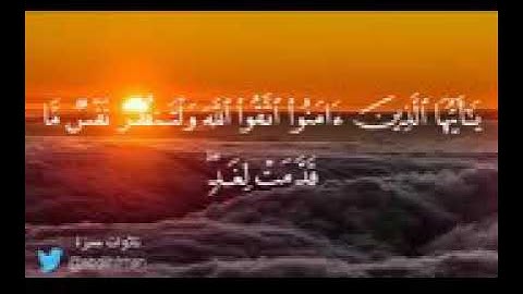 نبيل العوضي تلاوى تريح القلوب من اواخر سورة(الحشر)