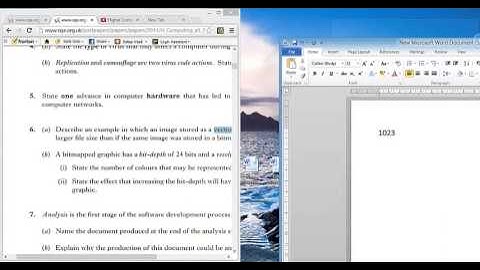 Higher Computing 2011 Past Paper Section 1 Answers Explained SQA