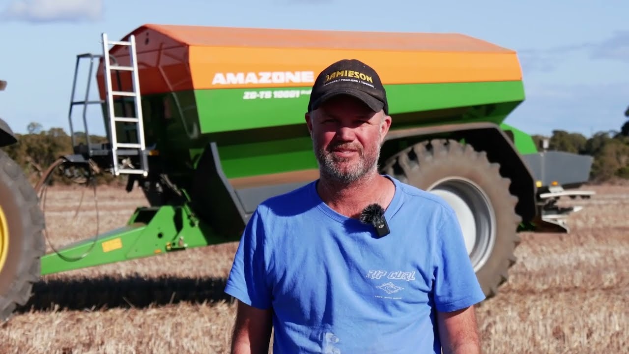 Simon Anderson's Testimonial on his AMAZONE ZG TS 10001