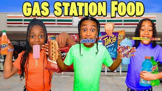 EATING ONLY GAS STATION FOOD FOR 24 HOURS!! 🤮