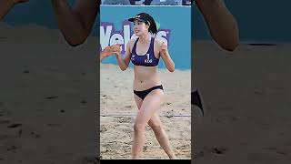 Aksi Pemain Voli Pantai Korea Yang Viral Di Asian Games 2023
