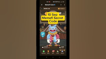 Memefi Secret Code 10 Sep | Memefi Secret Reward combo Today| Memefi Daily Coin Code Today 10 Sep