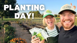 Planting Our First Fall Garden Ever!!