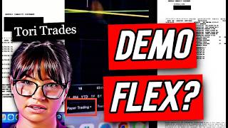 She Flexed Trading Profits… But It Was Demo 😳 (Tori Trades Drama)