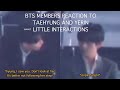 BTS Members Reactions to Taehyung and Yerin Little Interactions