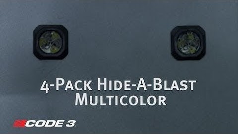 4-PACK Hide-A-Blast™ Multicolor Flash Pattern Video