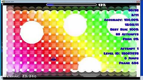 Geometry Dash (Jump) Unity 100% coins- 1-3 By TriAxis