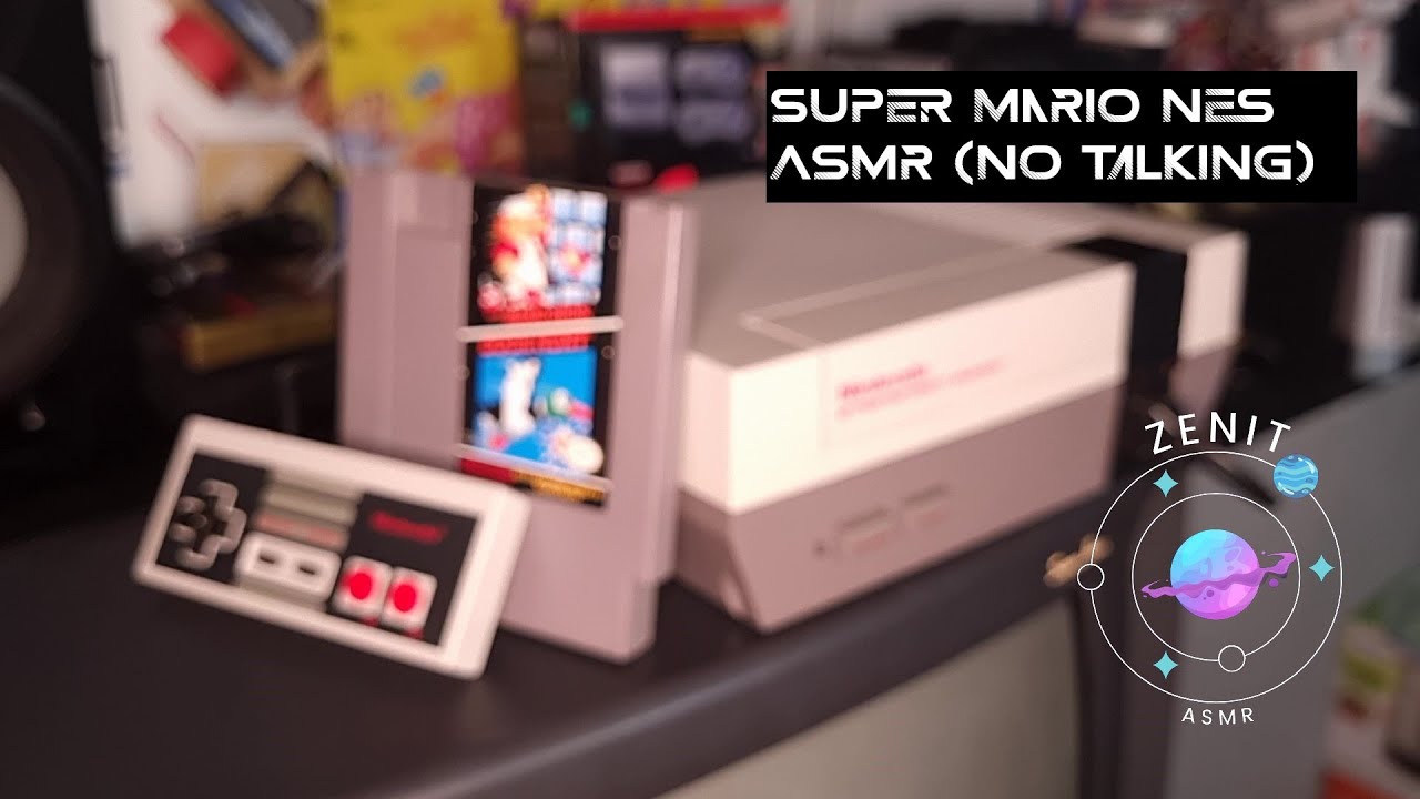 ASMR Playing Super Mario on NES (No talking)