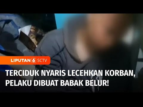 Seorang Pria Babak Belur Diamuk Massa usai Kepergok Nyaris Perkosa Penjaga Warung | Liputan 6