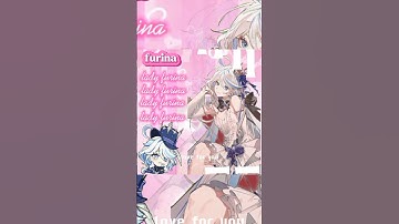 love for you 😍💞 #furina #genshinimpact #edit #cute #shorts #foryou #fypyoutube #fyp #fyp #foryoupage