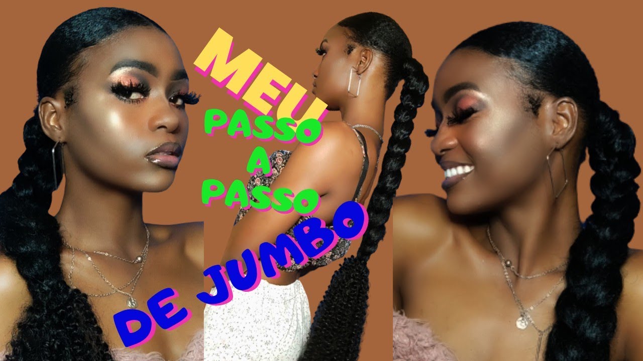 COMO FAZER RABO DE CAVALO DE TRANÇA COM JUMBO - YouTube