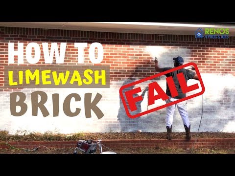 How to Limewash a Brick House