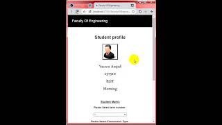 Student Page Faculty Of Engineering Website Using Asp.net