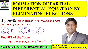 Formation of PDE by Eliminating Arbitrary Functions | Partial Differential Equations Formation