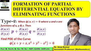 Celebrity Formation of PDE by Eliminating Arbitrary Functions | Partial Differential Equations Formation Wealth