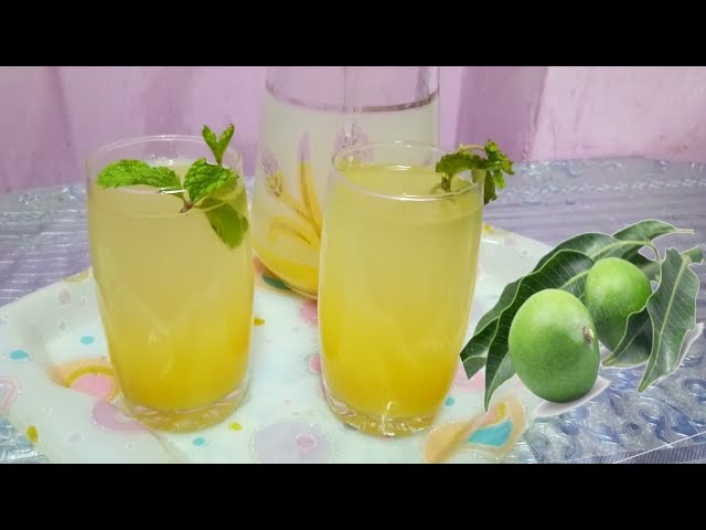 Green Mango juice //AAB SHOLA//Aam panna//summer refreshing juice | Salwa