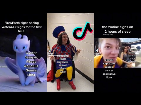 Relatable Zodiac Signs TikTok Compilation