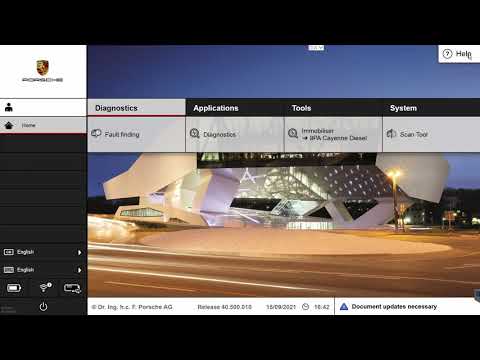 Porsche Piwis 3 V40.500.010 System Demo with Admin access and Porsche PPN Online Login Support