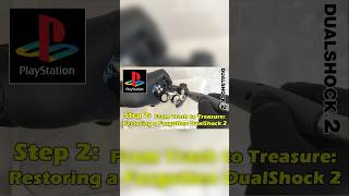 From Trash to Treasure: Restoring a DualShock 2 2/4 #asmr #diy #sony #playstation #restoration