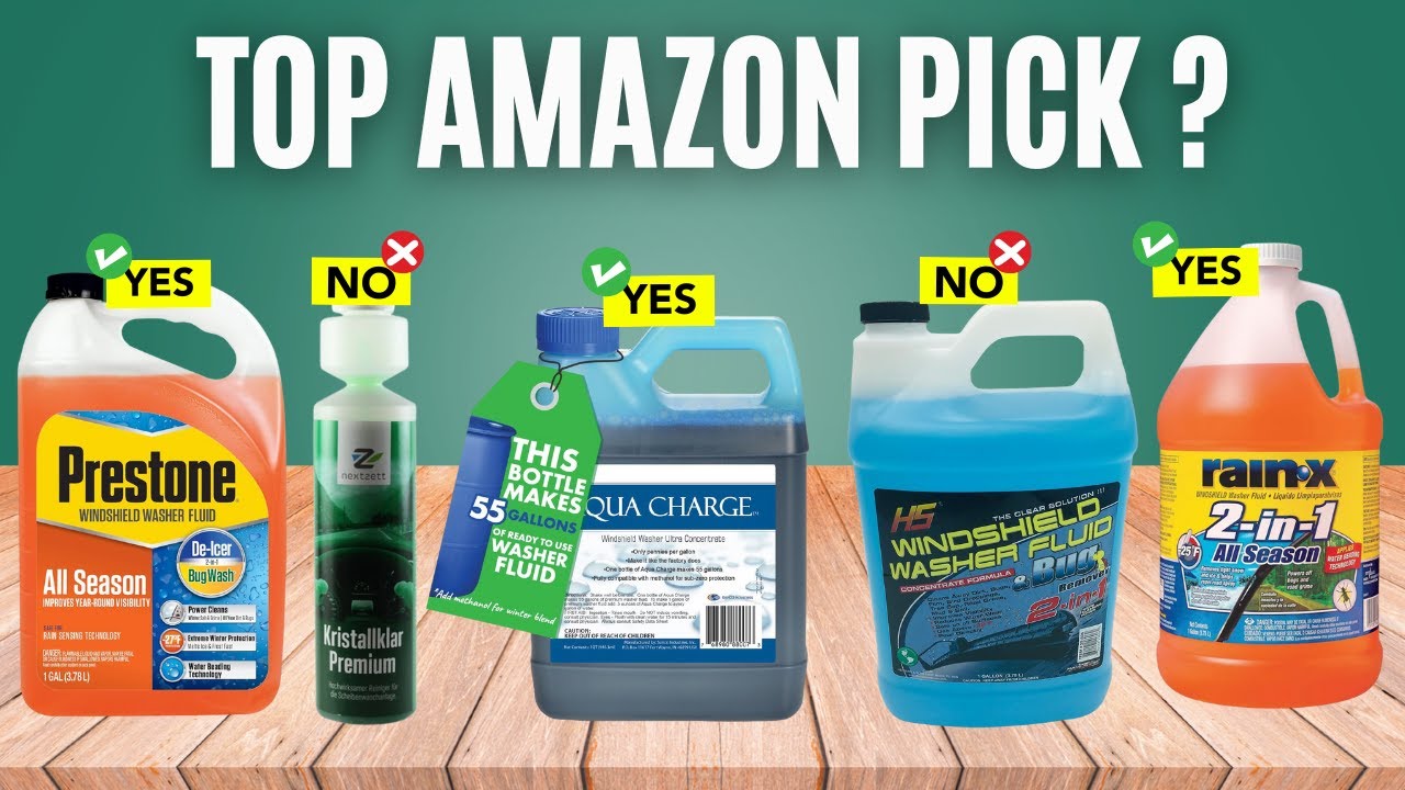 5 Best Windshield Washer Fluids 2025