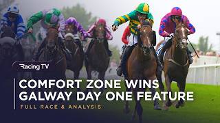 Comfort Zone Lands The Connacht Hotel At 18/1 To Open Galway | Full Race | Racing TV
