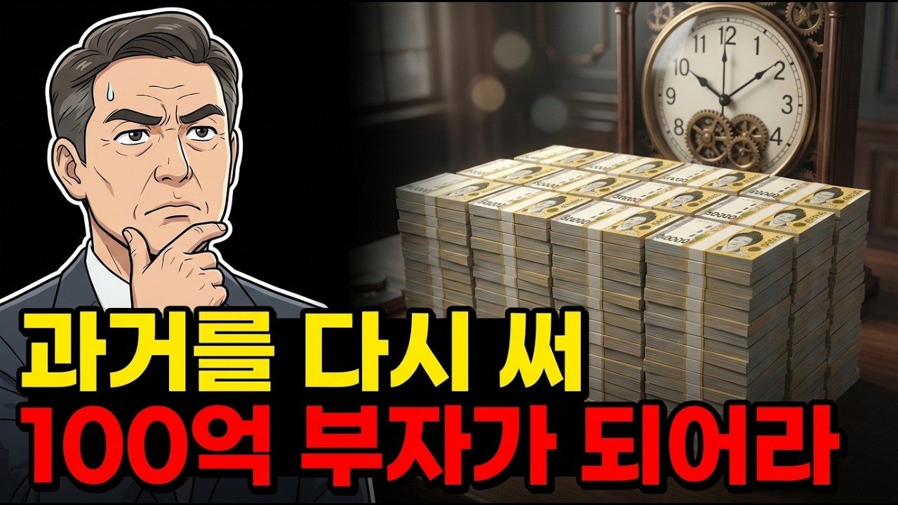 왜 뼈 빠지게 일해도 가난할까? 과거를 지워야 부자가 되는 진짜 이유