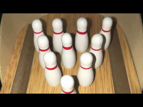 HooMore Mini Wooden Desktop Bowling Game-Office Toys
