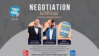 Mastering the Negotiation Essentials with Harvard's Prof. Dan Shapiro & Keld Jensen