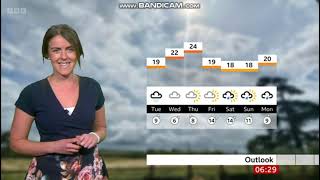 [HD] Alex Osbourne BBC ONE Points West weather August 7th 2023 - 60 fps