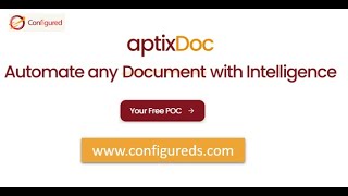 aptixDoc POC Guide | Run Live Documents POC in Minutes (No-Code)
