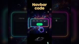 Responsive Navbar Using HTML & CSS | Modern Navigation Bar design