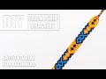 Diamonds Arrows Progressive Squares Chain Macrame Friendship Bracelets | Easy Tutorial for Beginners