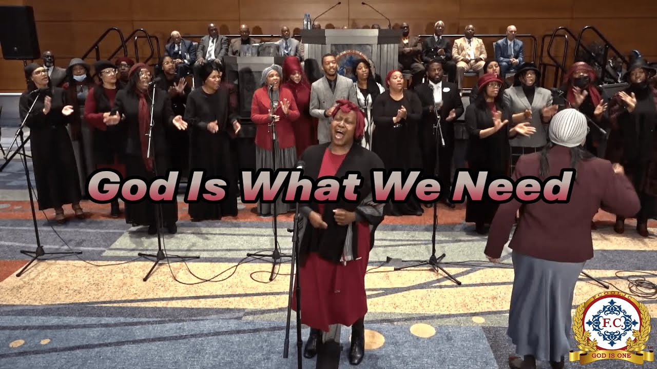 God Is What We Need - Combined Virginia Mass Choir | Truth of God