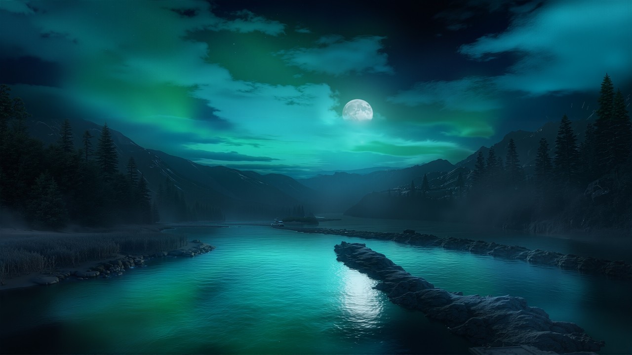 432Hz + 528Hz | Rolling Waves for Deepest Healing Sleep: Whole Body Regeneration, Insomnia Remove