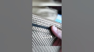 Cleanest Seam Finish EVER! #sewinghacks #sewing