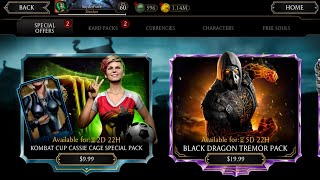 Kombat Cup Cassie Cage Gold Special Pack Opening & Details - MK Mobile | Stryder Force