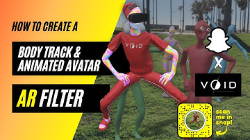 Create an AR body track & animated avatar in Lens Studio!