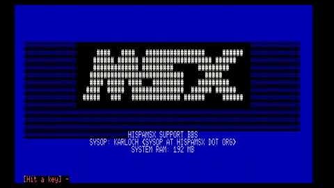 MSX telnet with GR8NET