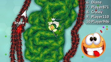 Snake. Io - Demon King! Destroyed Top 02 Giant Snakes In The Map! Best And Funny Gameplay