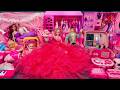 22 Minutes Satisfying Unboxing Pink Barbie Princess Wedding Dress, Makeup Playset ASMR Review Toys